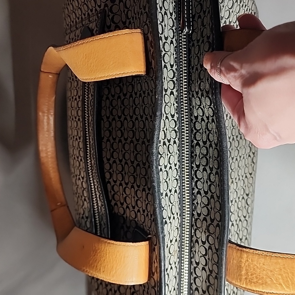 Coach Monogram Black Tote - Picture 4 of 12